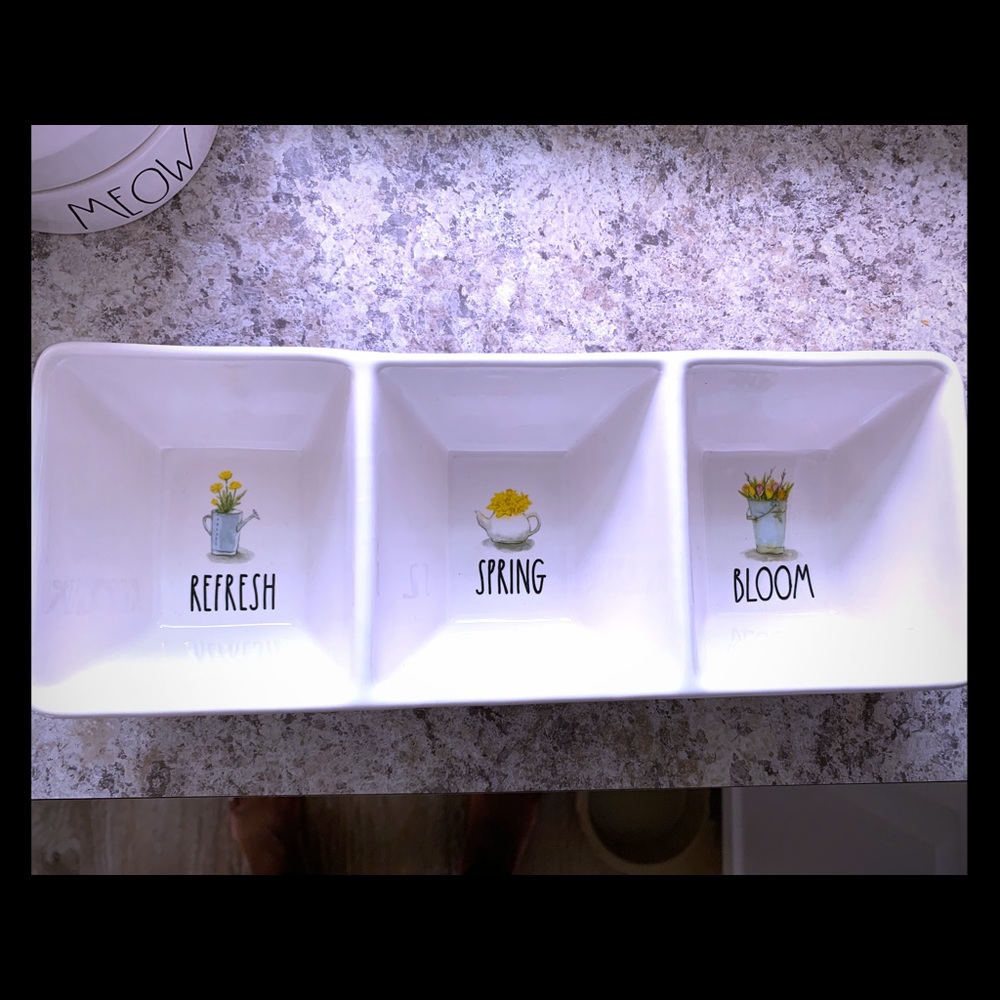 rae dunn new refresh spring bloom organizer tray